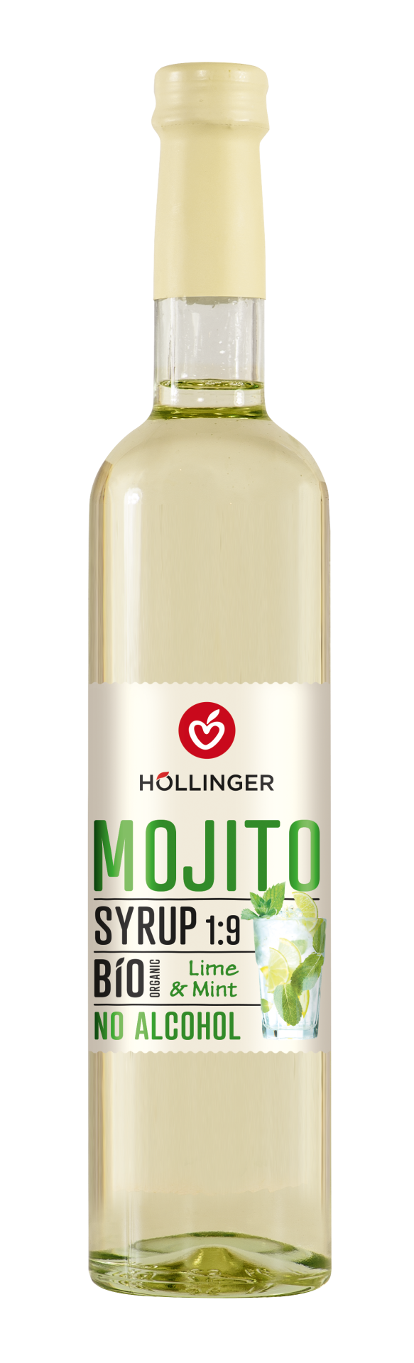 Höllinger Mojito Cocktailsirup Flasche
