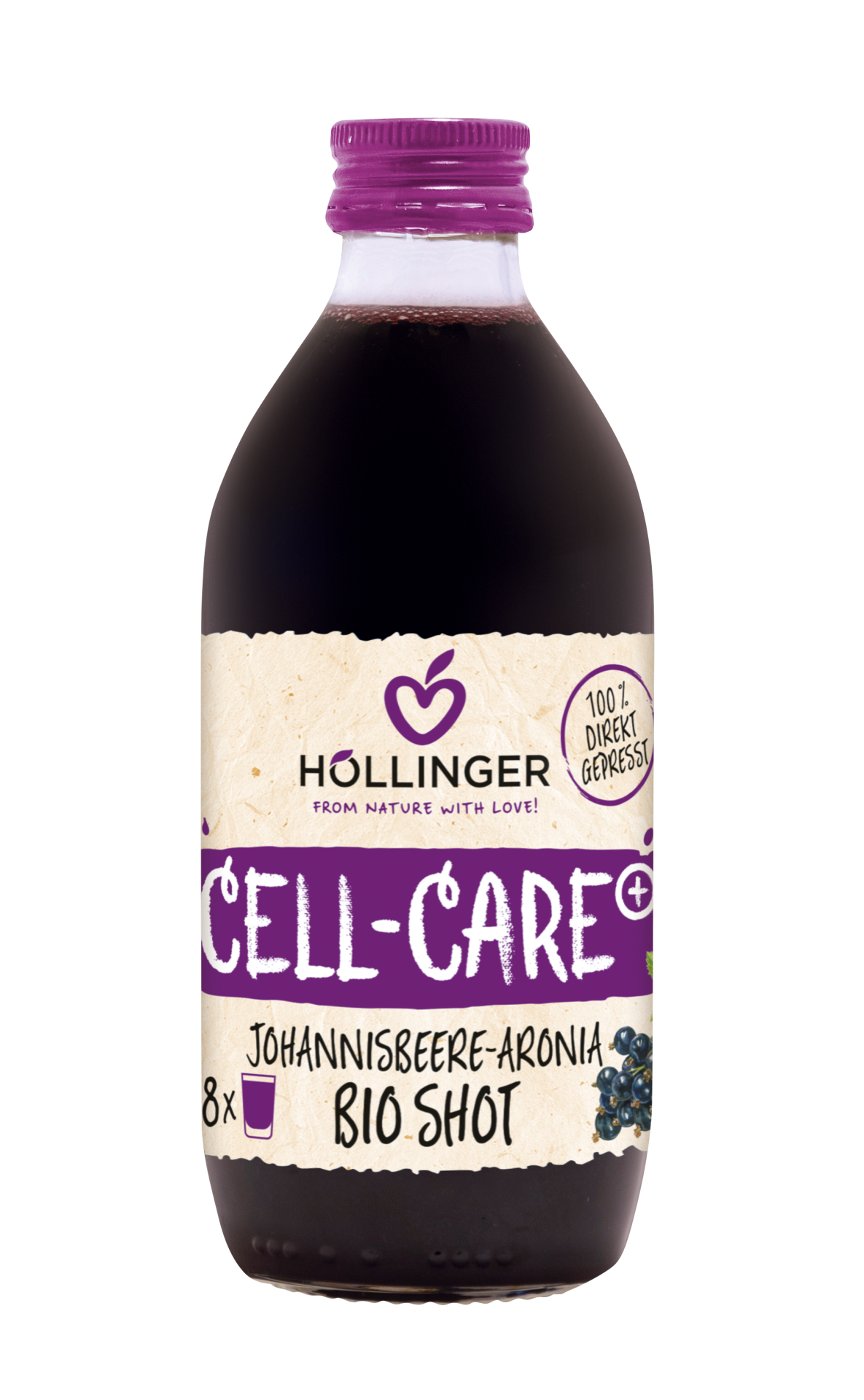 Höllinger Bio Shot Cellcare Johannisbeere-Aronia