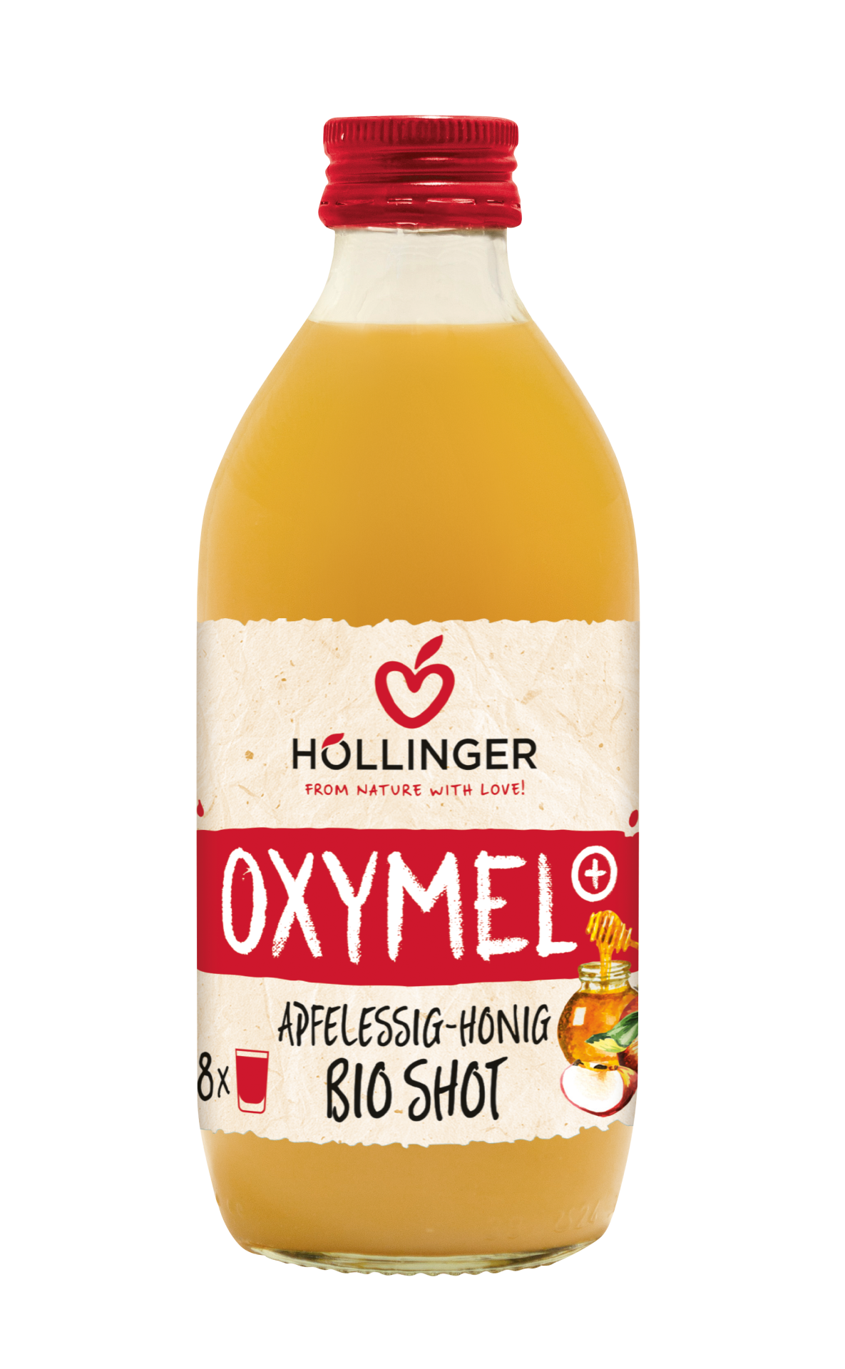 Bio Shot Oxymel Plus mit Apfelessig und Honig