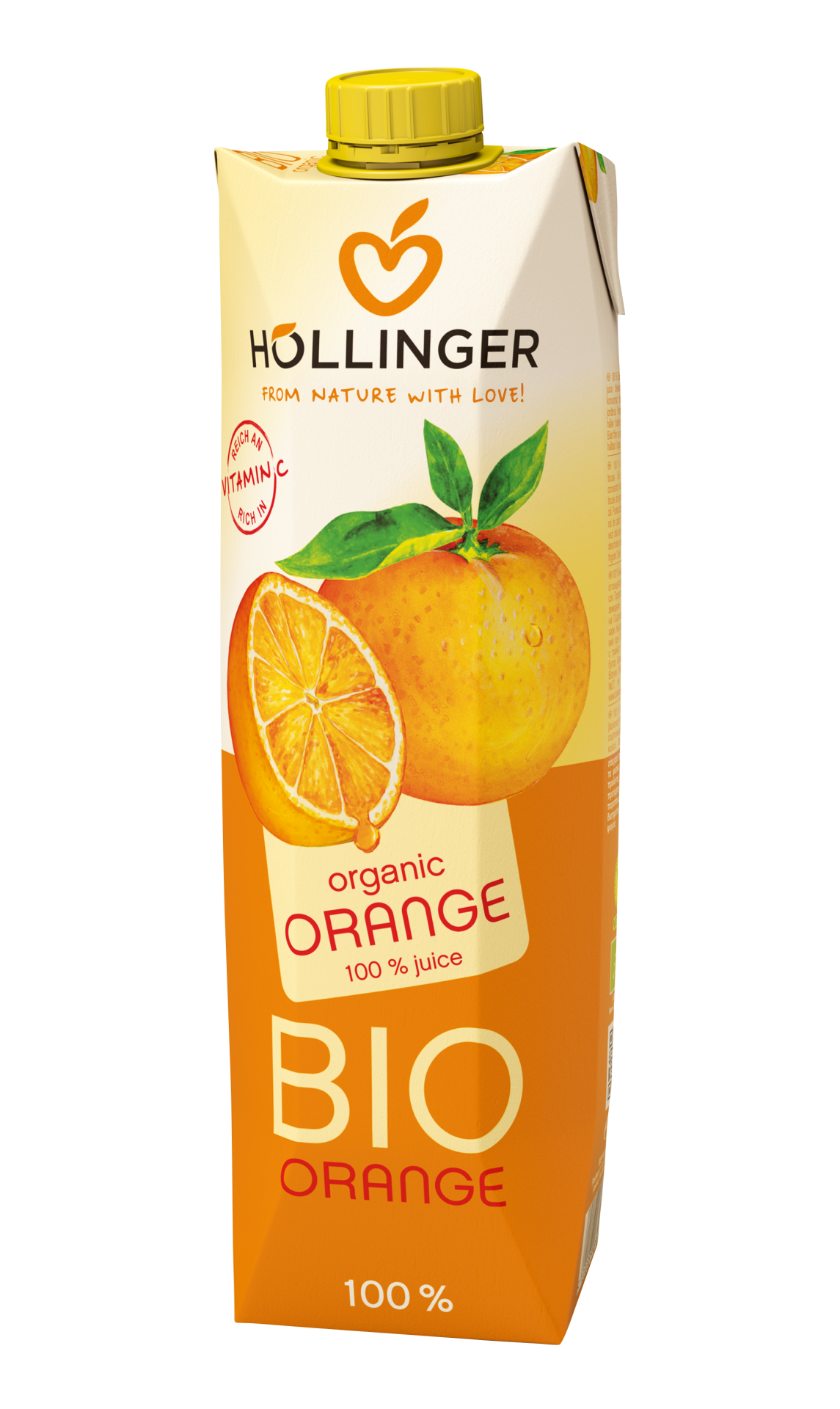 Höllinger Tetrapack Orangensaft 1l
