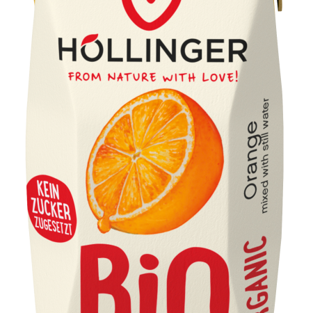 Höllinger Bio Orange Schulsaft in der 200ml Packung